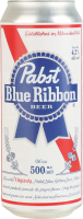 Пиво 500мл 4.7% світле фільтроване пастеризоване Pabst Blue Ribbon з/б