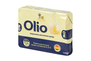 Суміш вершково-рослинна 72.5% Оліо Молочний острів м/у 200г