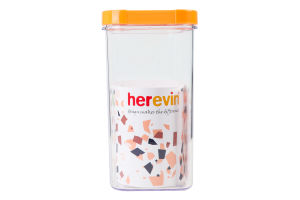 Контейнер пластиковый зеленый-персиковый 1.8л №161207-100 Herevin 1шт