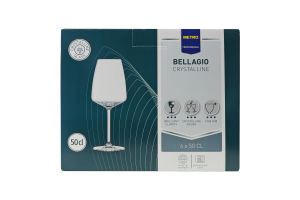 Бокалы для красного вина 500мл №124205 Bellagio Metro Professional 6шт
