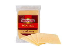 Сир 50% твердий скибочки Шостка Шостка м/у 150г