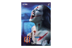 Стікери-тату Пошкодження на шкірі 855157