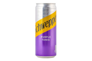Напій безалкогольний сильногазований Purple Tonic Schweppes з/б 330мл