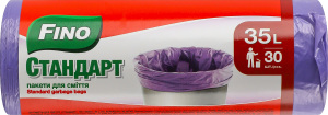 Пакеты для мусора 35л Стандарт Fino 30шт