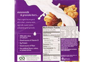 Kraft MilkBite Oatmeal Raisin Milk & Granola Bars - 5 CT