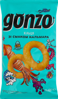 Кольца кукурузные со вкусом кальмара Gonzo м/у 75г