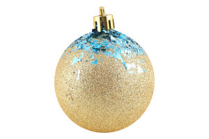 Прикраса ялинкова Куля Символіка Іній 60мм 31519