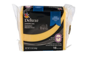 Ahold Deluxe Cheese Singles American - 16 CT