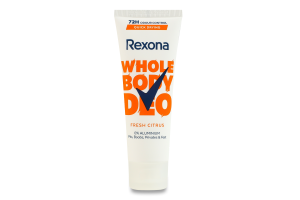 Дезодорант-крем для всього тіла Цитрусова свіжість Rexona 75мл