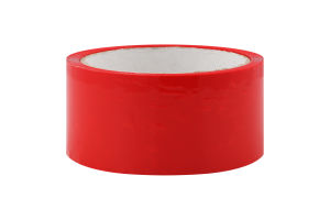 Стрічка самоклеюча червона 45мм*45м Терра-пак