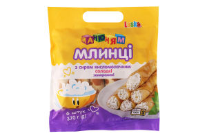 Блины замороженные с творогом сладкие Ма-ню-ням Laska м/у 370г