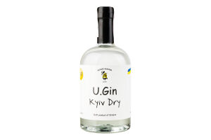 Джин 0.5л 42% Kyiv Dry U.Gin Honey Badger бут