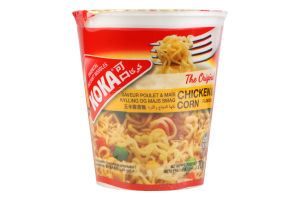 Локшина Koka зі смаком курки та кукурудзи швид/пр