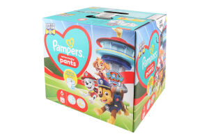 Підгузки-трусики для дітей 14-19кг 6 Paw Patrol Pants Pampers 60шт