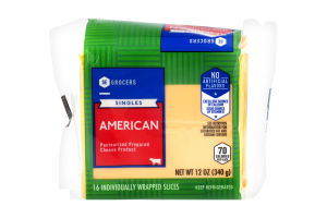 SE Grocers Singles American - 16 CT