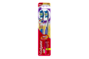Colgate 360 Whole Mouth Clean Toothbrush Soft Value Pack - 2 PK