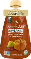 Beech-Nut Organic Stage 2 Pear, Pumpkin & Cranberry