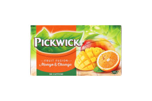 Напій фруктово-трав'яний зі шматочками манго та цедрою апельсина Mango&Orange Fruit fusion Pickwick к/у 20х1.75г