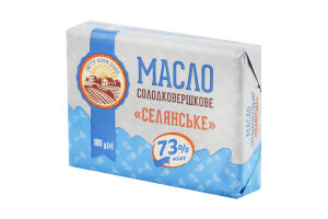 Масло 73% 180 г Селянське ДСТУ