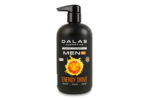 Шампунь-гель для душу 3в1 Energy drive Men Dalas 550мл
