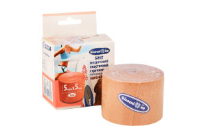 Бинт еластичний адгезивний 5см*5м Білосніжка