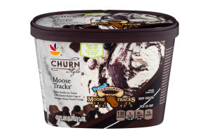 Ahold Churn Style Ice Cream Moose Tracks