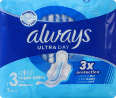 Прокладки гигиенические ароматизированные Super Extra Ultra Day Always 7шт