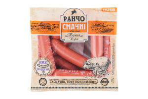 Сосиски з м'яса птиці Смачні Ранчо 1с кг