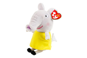 Іграшка м'яка для дітей від 3років 15см №46173 Емілі Єлефант Peppa pig Beanie Babies TY 1шт