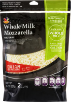 Ahold Whole Milk Mozzarella Traditionally Shredded