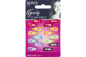 Goody Glam Girls Snap Clips - 16 CT