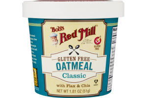 Bob's Red Mill Gluten Free Oatmeal Classic with Flax & Chia