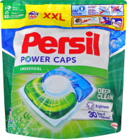 Средство моющее для стирки белых и светлых вещей в капсулах Universal Power Caps Deep Clean Persil 44х14г
