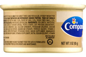 Companion Gourmet Food For Cats Whitefish & Cheddar Cheese Dinner