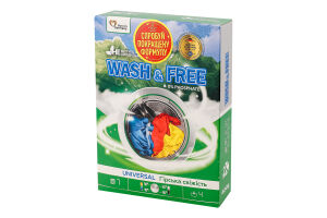 Порошок пральний Гірська свіжість універсальний 400г Wash&Free