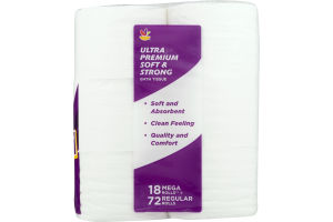 Ahold Ultra Premium Soft & Strong Bath Tissue - 18 CT