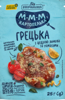 Приправа до картоплі та овочів з цедрою лимона та томатами Грецька Pripravka д/п 25г