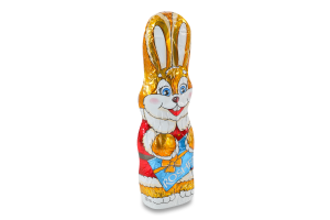 Фігура з молочного шоколаду Кролик зимовий Roshen м/у 100г