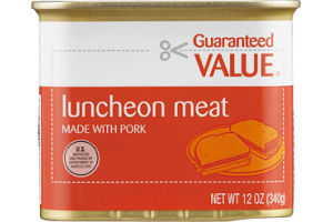 Guaranteed Value Luncheon Meat