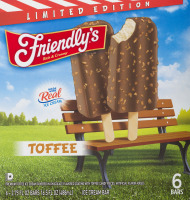 Friendly's Ice Cream Bars Toffee - 6 CT