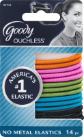 Goody Ouchless No Metal Elastics - 14 CT