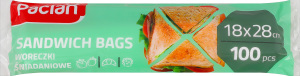 Пакети для сніданків 18х28см Paclan 100шт