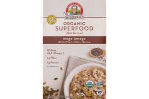 Dr. McDougall's Organic Superfood Hot Cereal Mega Omega Packets - 4 CT