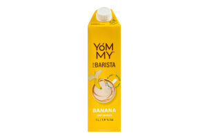 Напиток банановый 1.9% на овсяной основе ультрапастеризованный Yommy т/п 1л