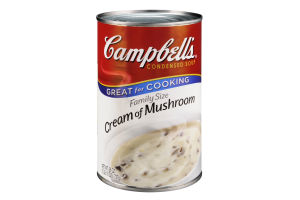 Campbell's Family Size Cream of Mushroom Condensed Soup