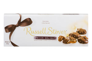 Russell Stover Pecans & Caramel Covered In Milk Chocolate Pecan Delight