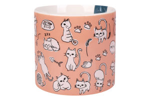 Чашка Eat&Drink рожева 330мл 985172