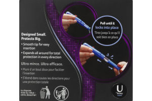 U by Kotex Click Unscented Tampons Super Plus - 18 CT