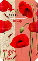 Мыло твердое Red poppy&Clove Happy Life 180г