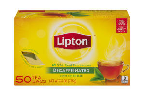 Lipton Iced Tea Bags Decaffeinated - 50 CT